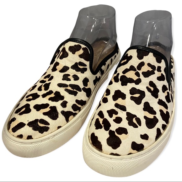 Corkys Shoes - Boutique by Corkys Abbott Animal Print Fur Slip-On Mules Sneaker Shoe W’s 8